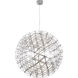 Canada LED 37.4 inch Chrome Chandelier Ceiling Light